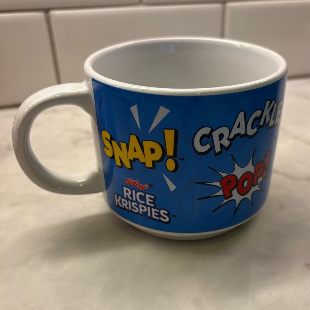 Vintage Kellogg's Rice Krispies Snap Crackle Pop 12oz Coffee Mug Cup